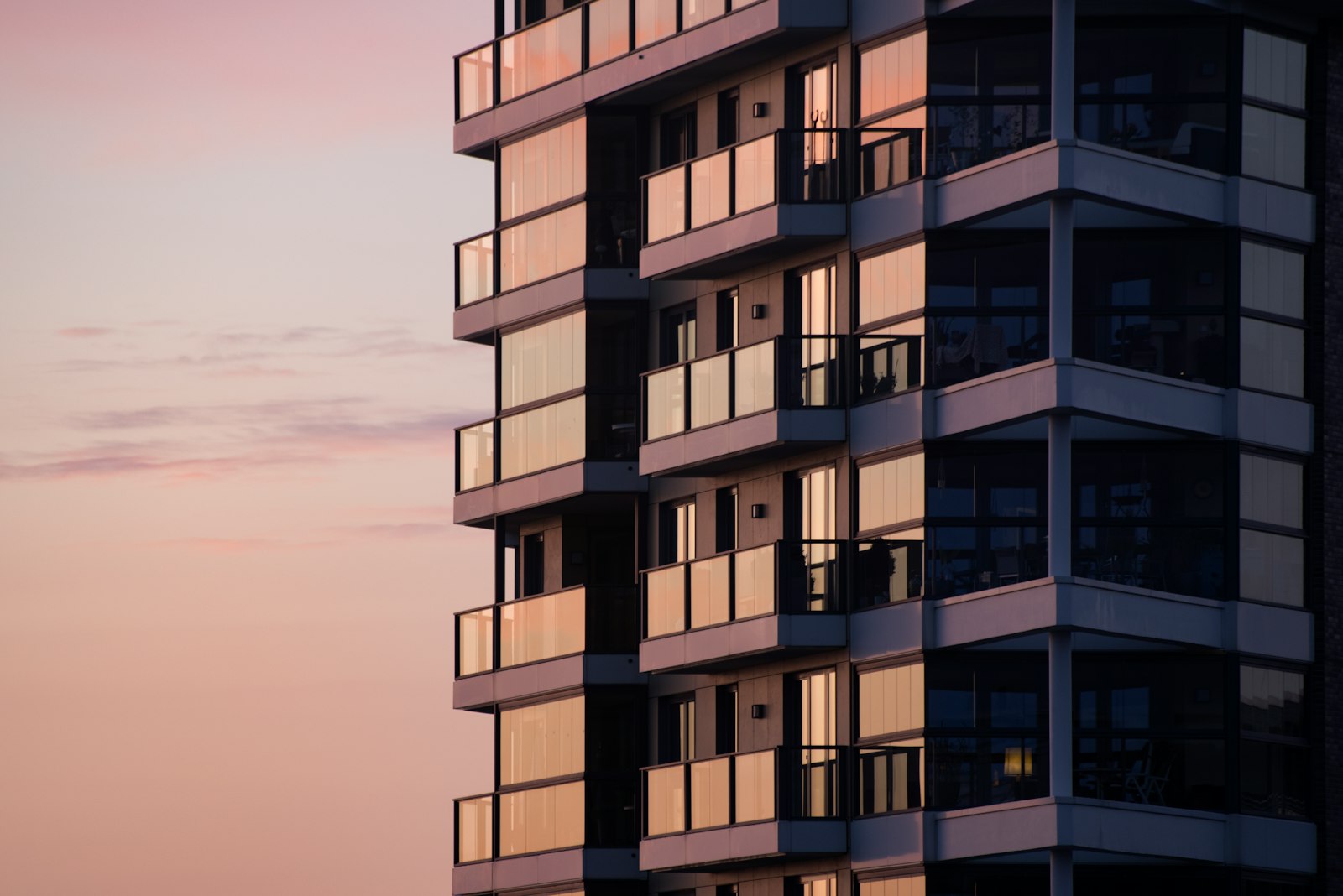 Modern residential building in Spain